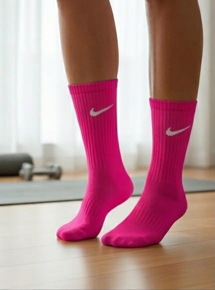 MEIA NIKE ROSA